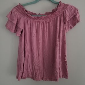pink American eagle top